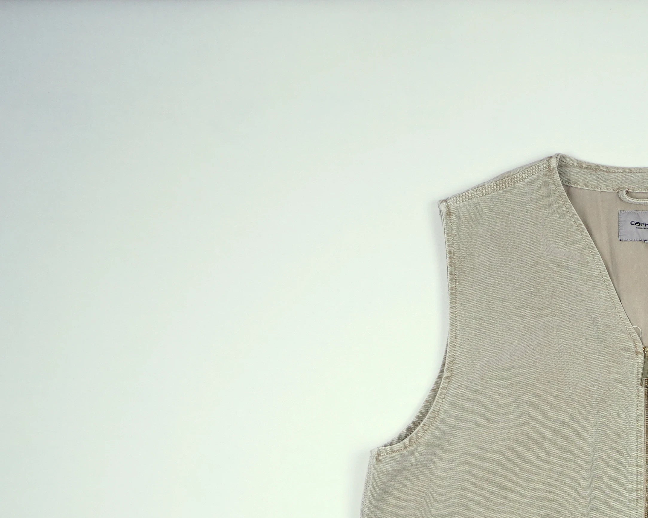Carhartt Beige Vest M Cotton