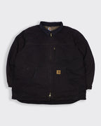 Carhartt bruine werkjas XXL canvas, fleece