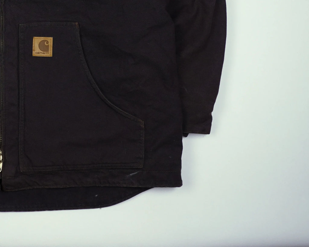 Carhartt Brown Chore Coat XXL Canvas, Fleece