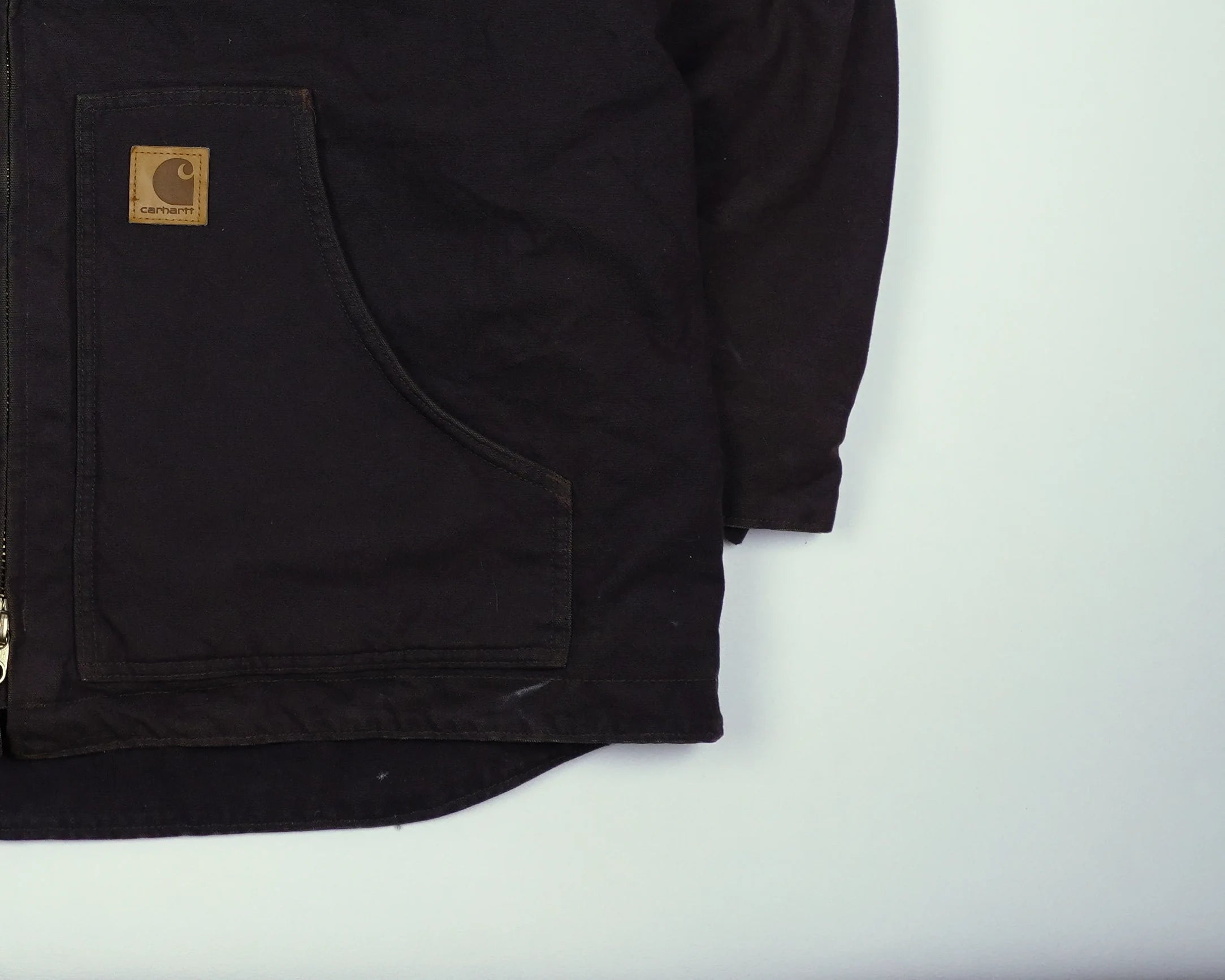 Carhartt Brown Chore Coat XXL Canvas, Fleece