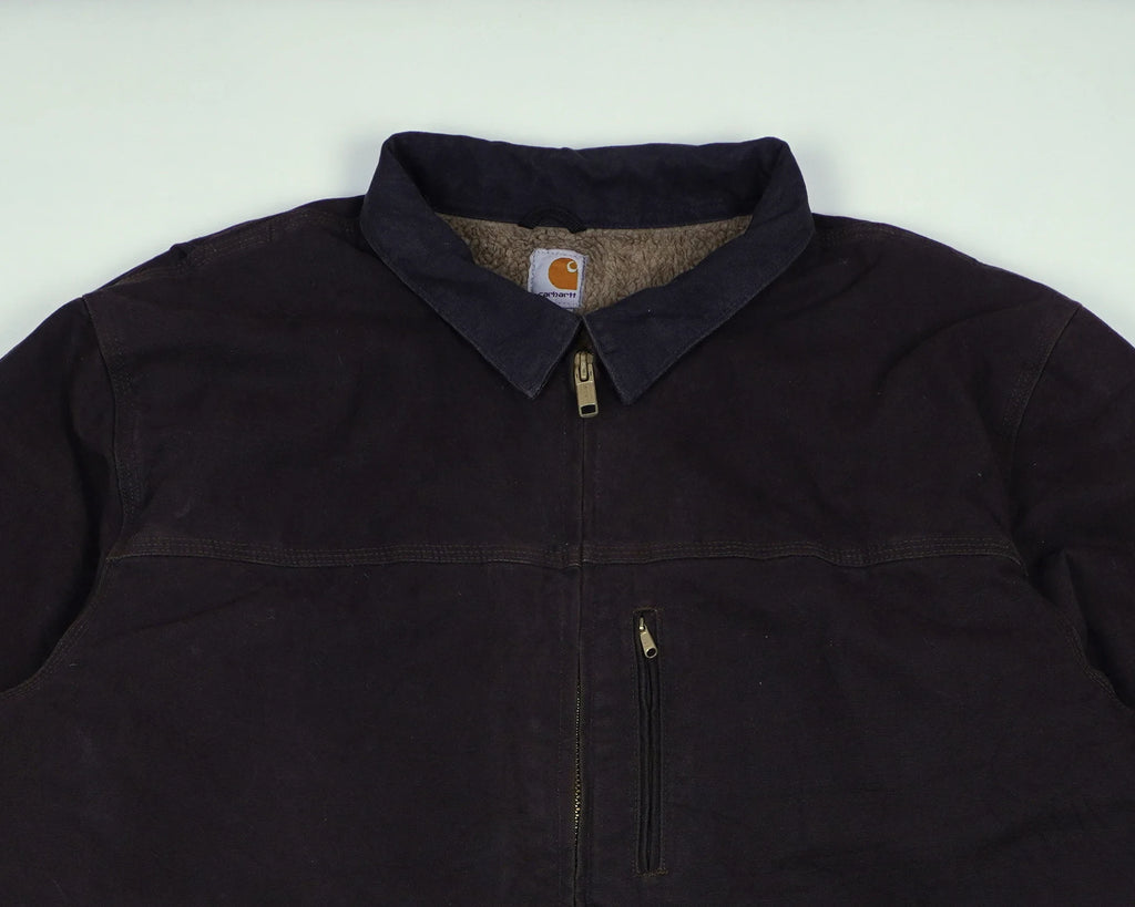 Carhartt Brown Chore Coat XXL Canvas, Fleece