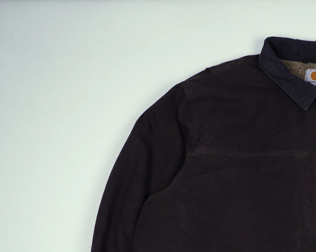 Carhartt Brown Chore Coat XXL Canvas, Fleece