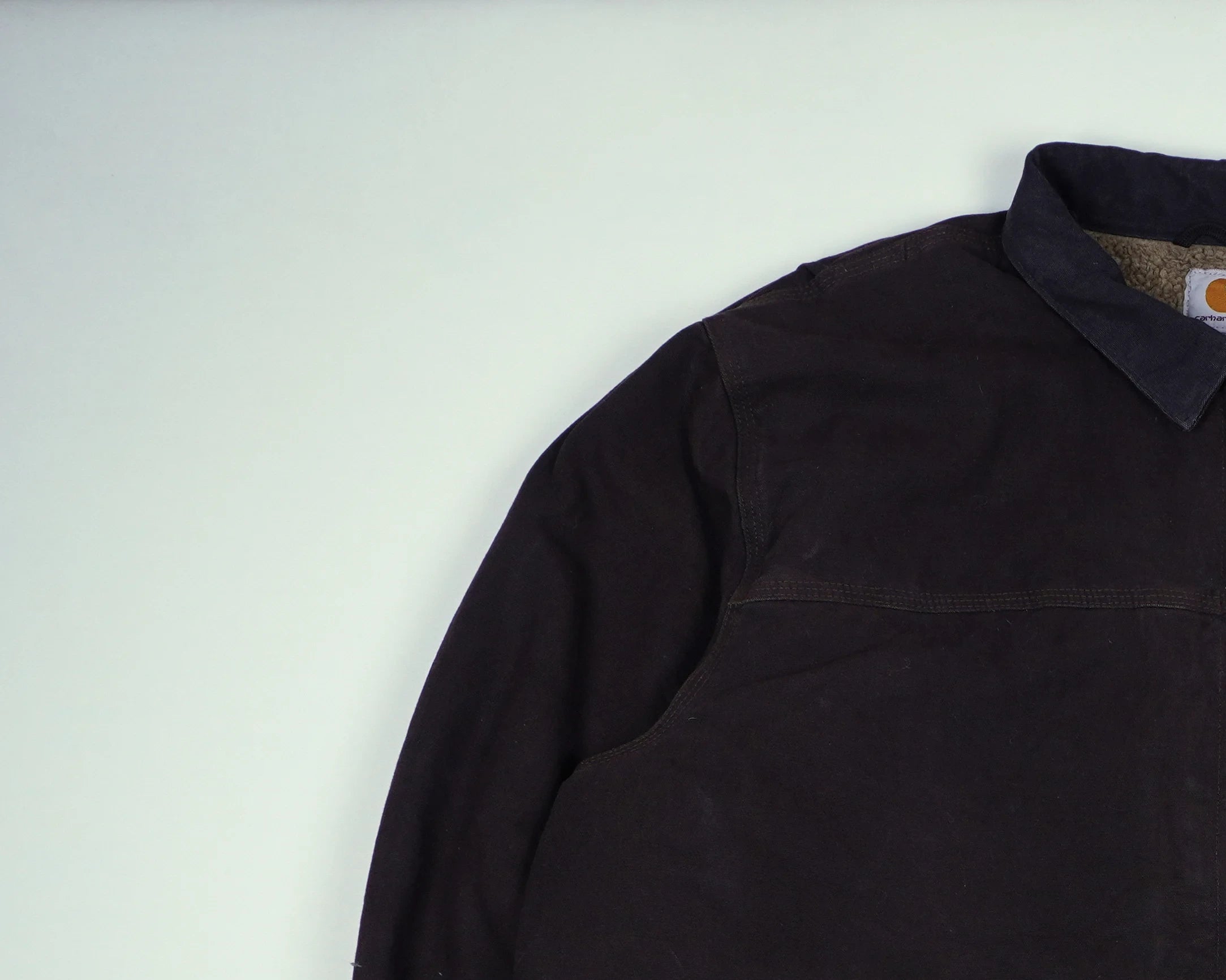 Carhartt Brown Chore Coat XXL Canvas, Fleece