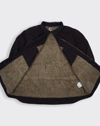 Carhartt bruine werkjas XXL canvas, fleece