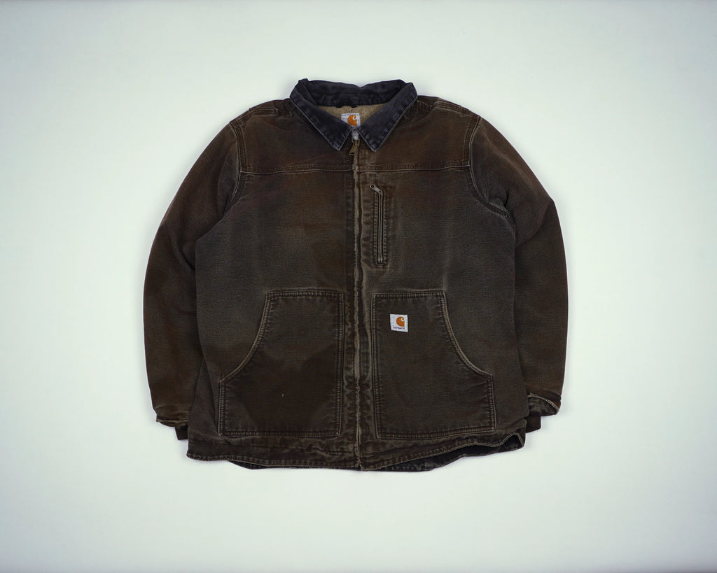 Carhartt Brown Ridge Coat M Canvas