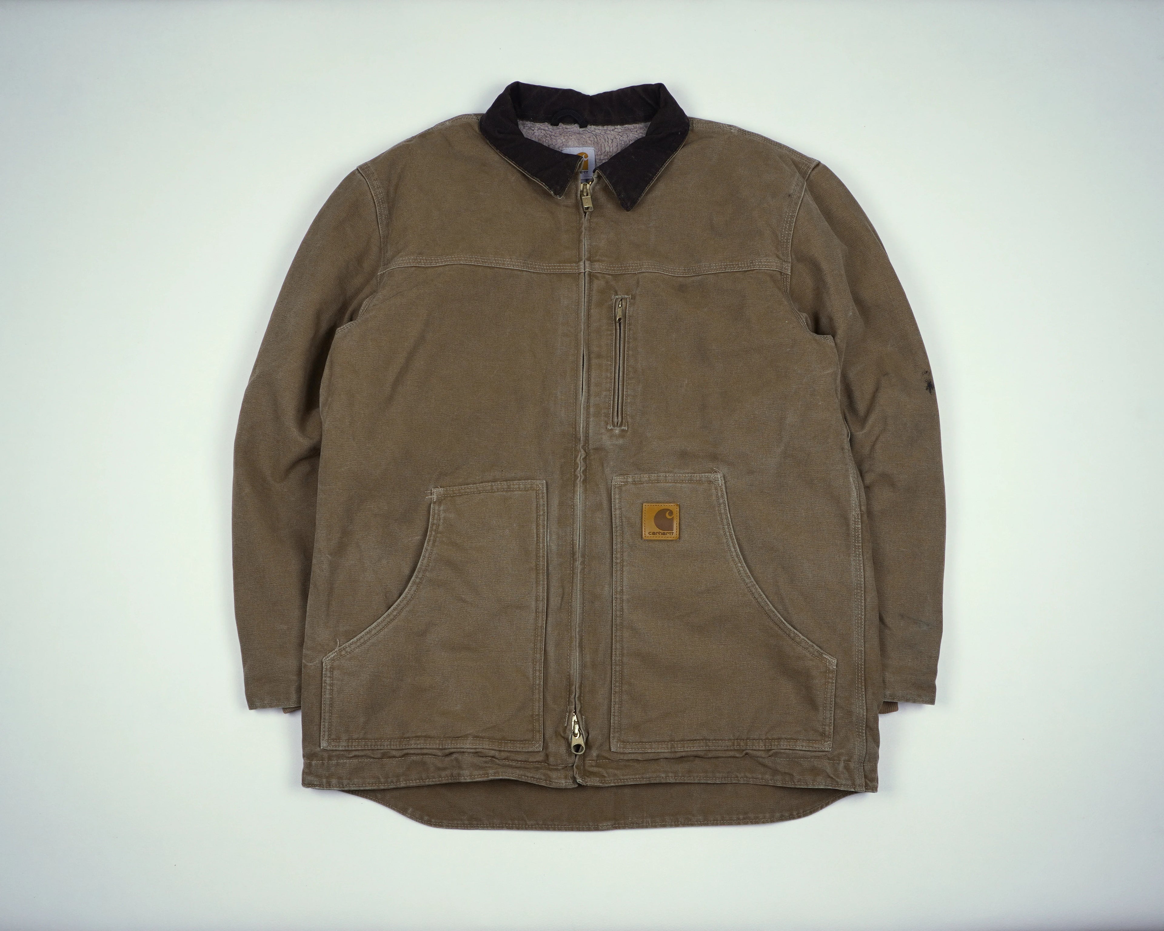Carhartt Brown Ridge Coat M Canvas