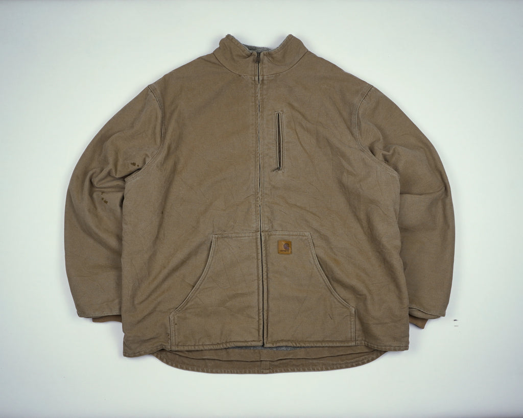 Carhartt Brown Muskegon Jacket XL Cotton, Fleece