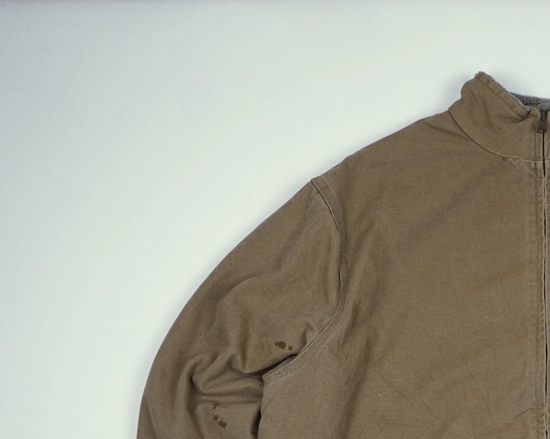 Carhartt Brown Muskegon Jacket XL Cotton, Fleece