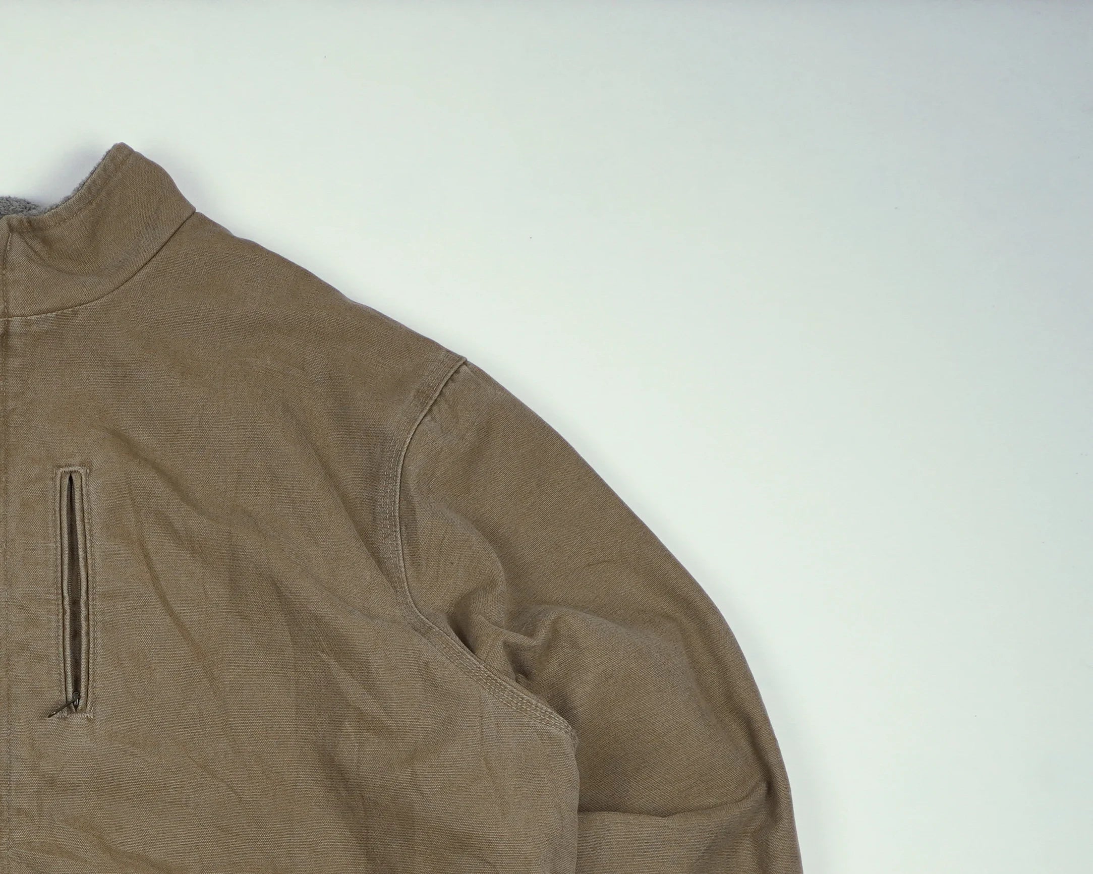 Carhartt Brown Muskegon Jacket XL Cotton, Fleece