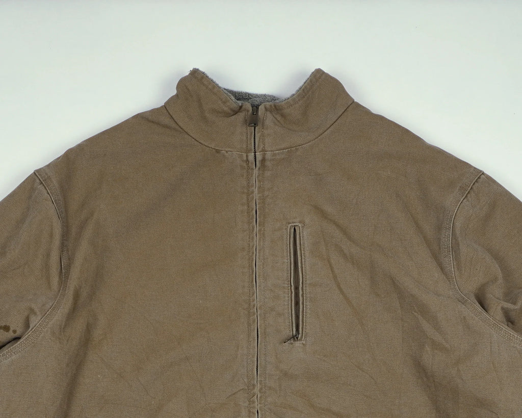 Carhartt Brown Muskegon Jacket XL Cotton, Fleece