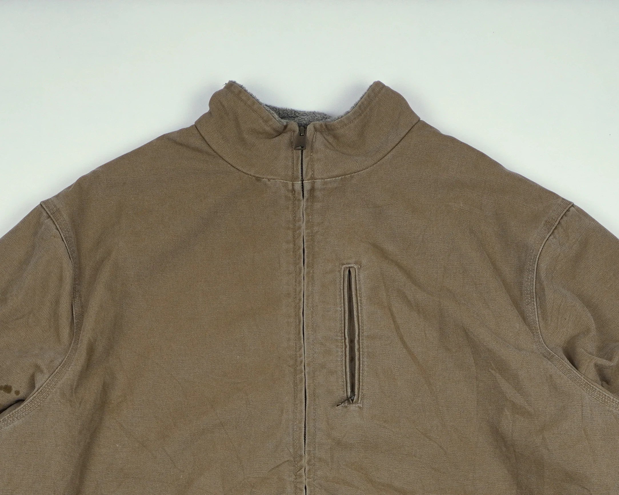 Carhartt Brown Muskegon Jacket XL Cotton, Fleece