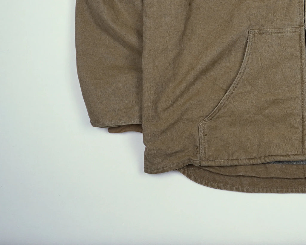 Carhartt Brown Muskegon Jacket XL Cotton, Fleece