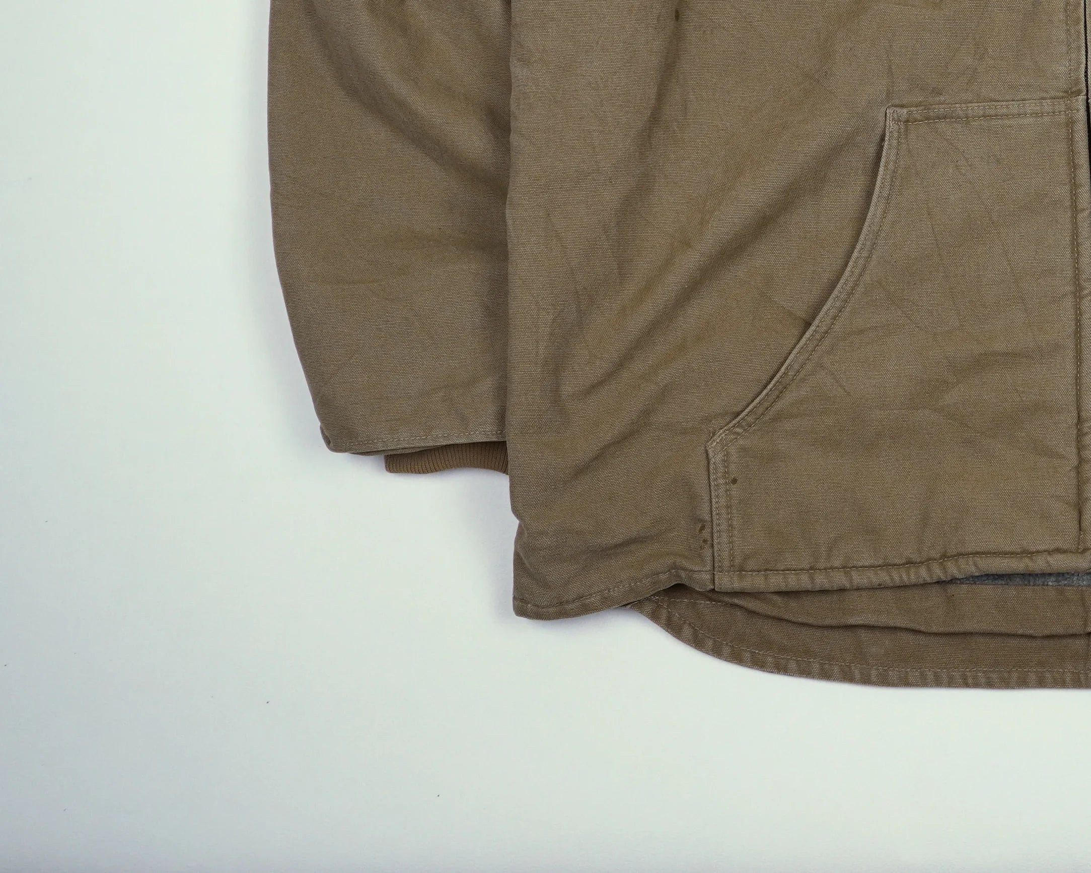 Carhartt Brown Muskegon Jacket XL Cotton, Fleece