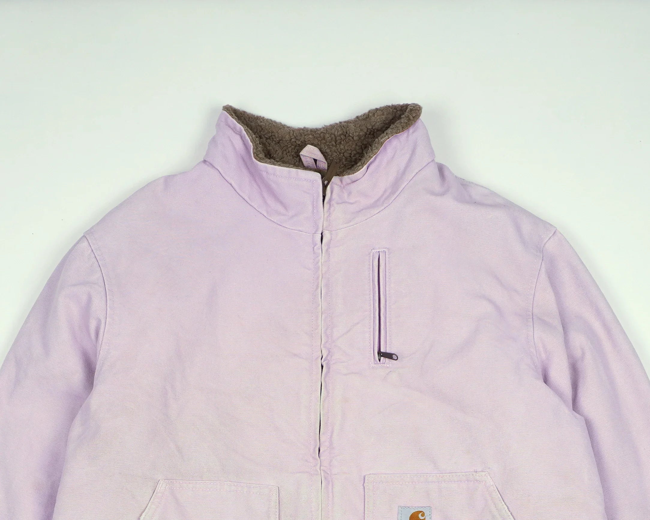 Carhartt Pink Muskegon Jacket S Canvas, Sherpa