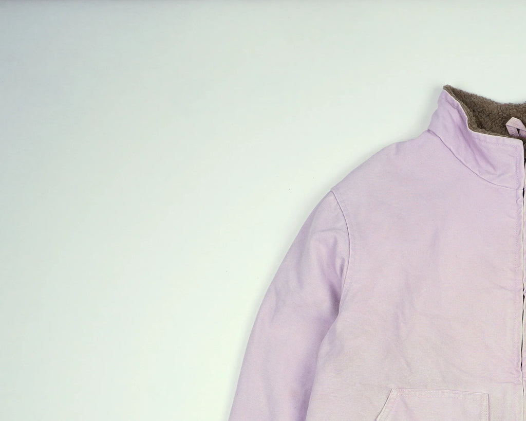 Carhartt Pink Muskegon Jacket S Canvas, Sherpa