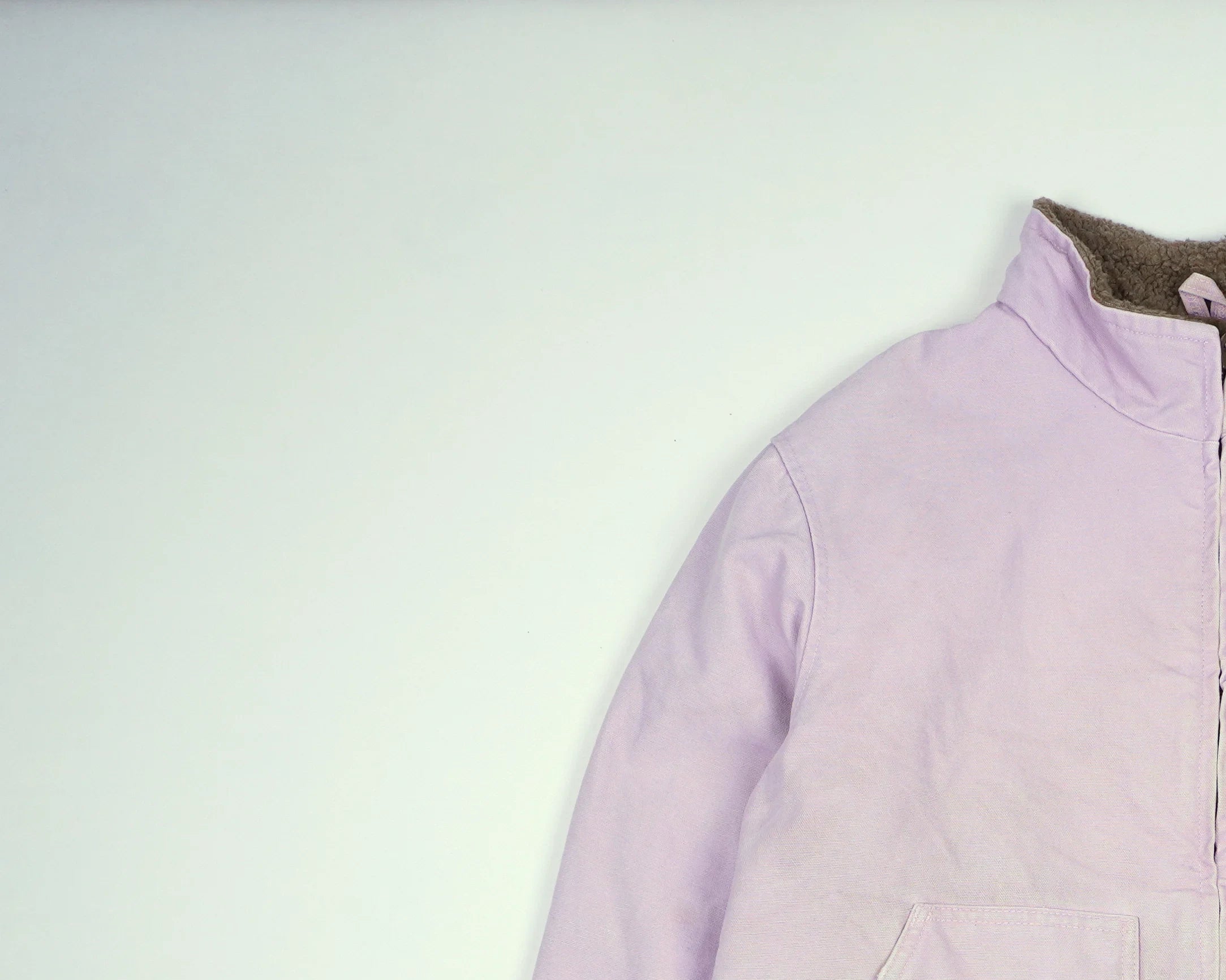 Carhartt Pink Muskegon Jacket S Canvas, Sherpa