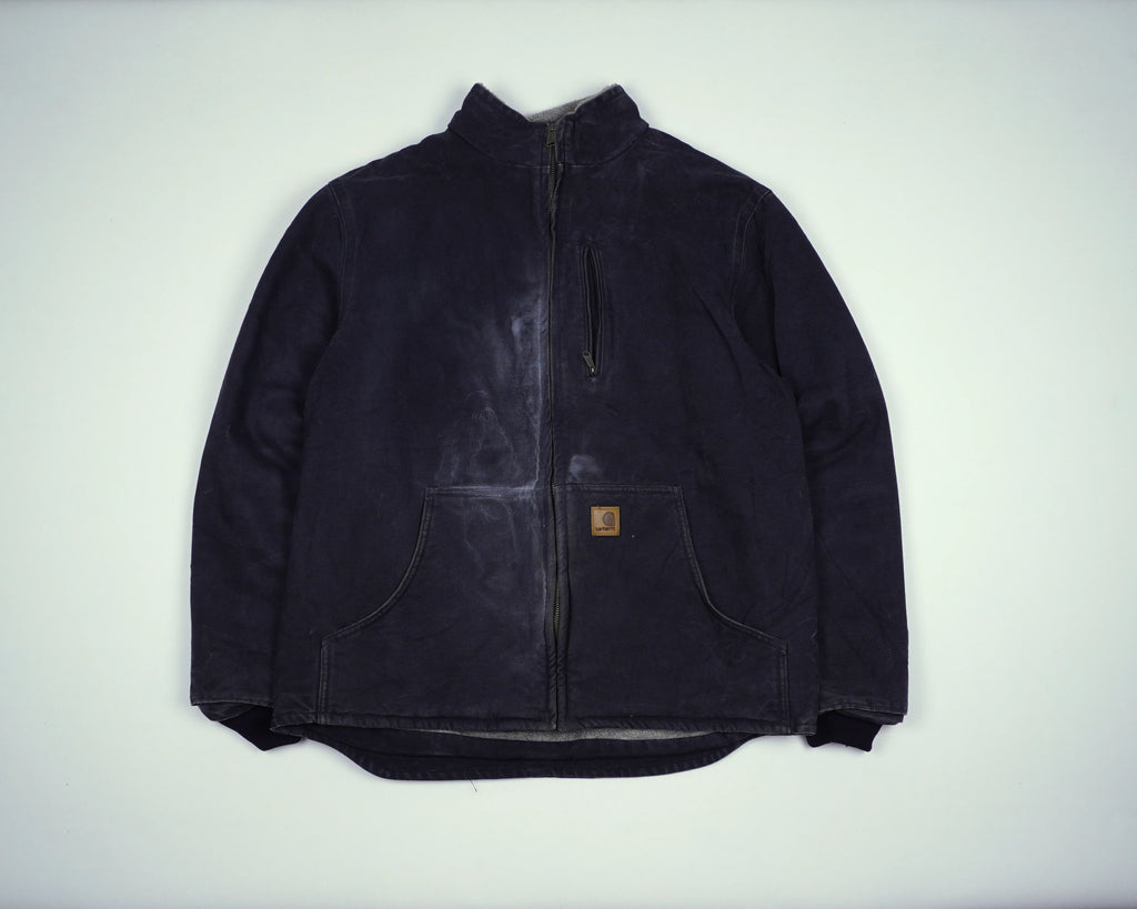 Carhartt Black Muskegon Jacket L Cotton, Fleece