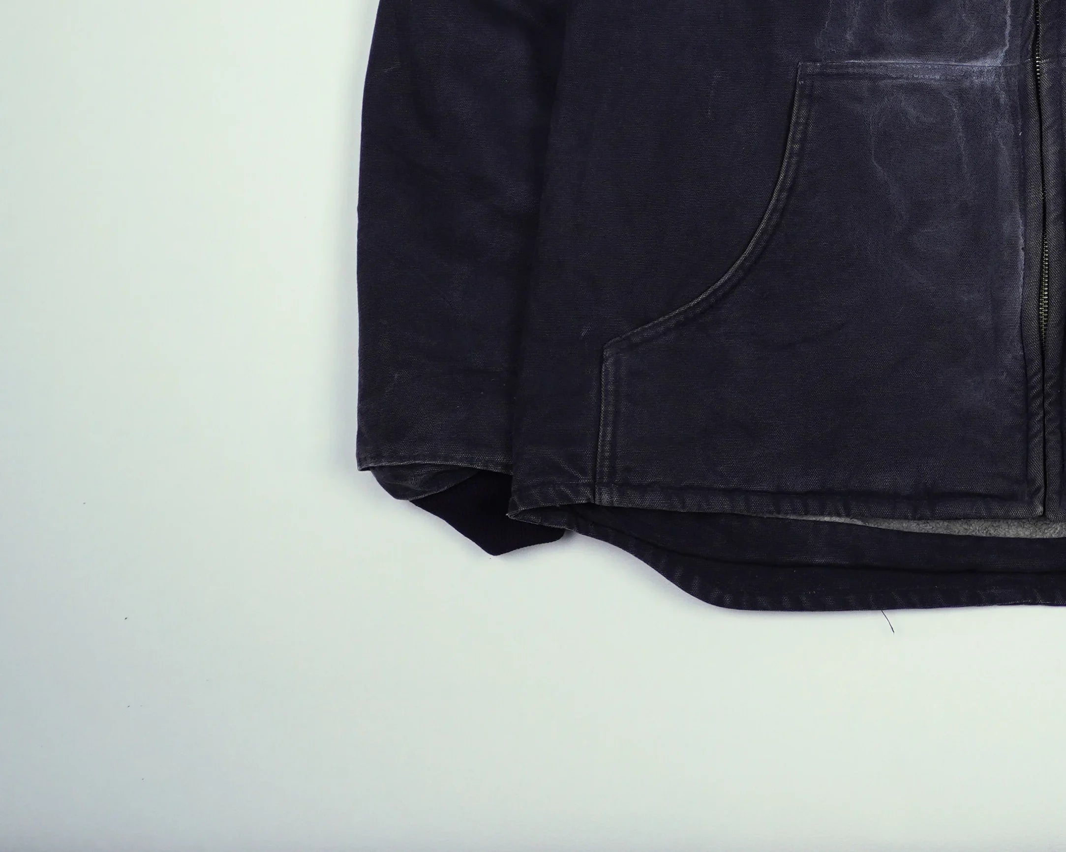 Carhartt Black Muskegon Jacket L Cotton, Fleece