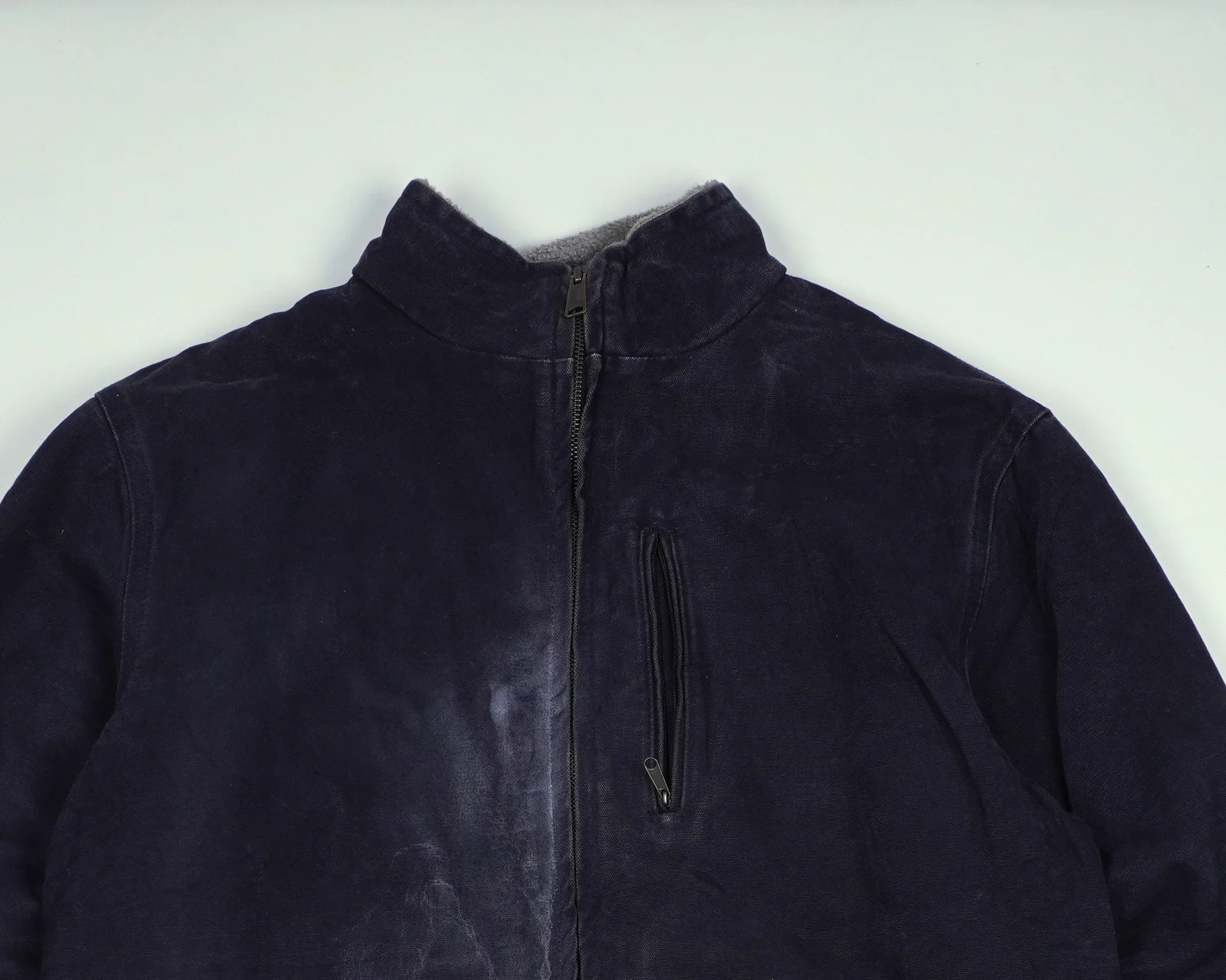 Carhartt Black Muskegon Jacket L Cotton, Fleece