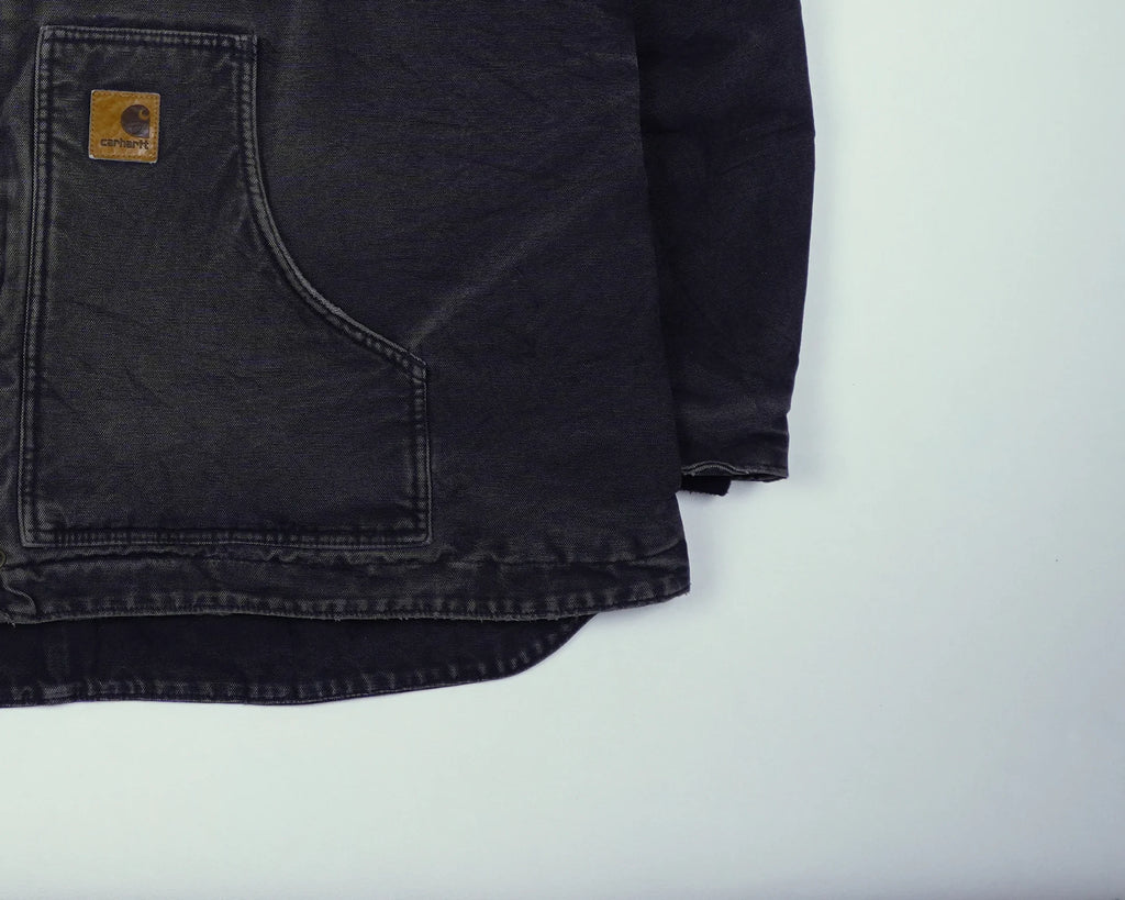 Carhartt Black Ridge Coat XL Canvas, Flannel