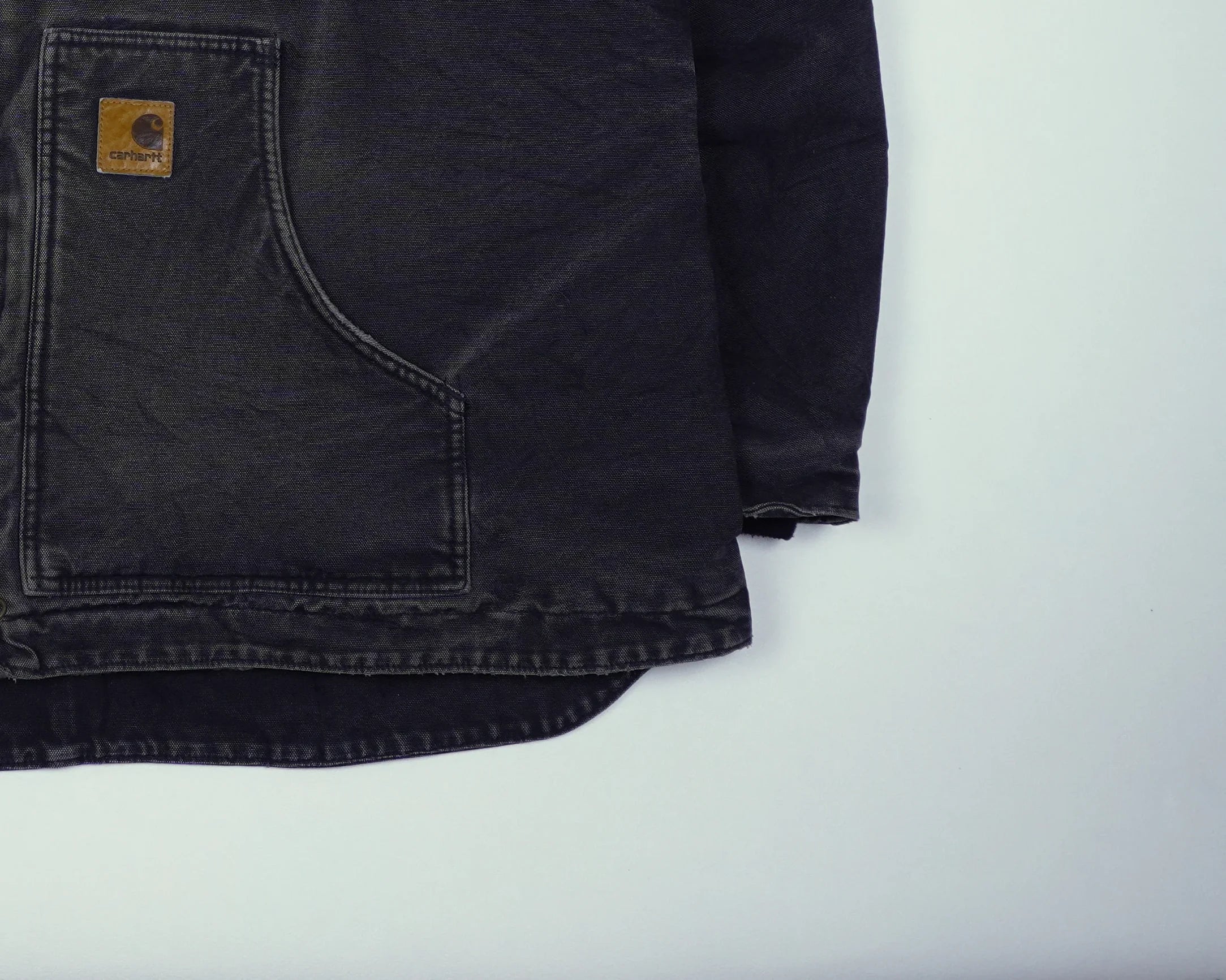 Carhartt Black Ridge Coat XL Canvas, Flannel