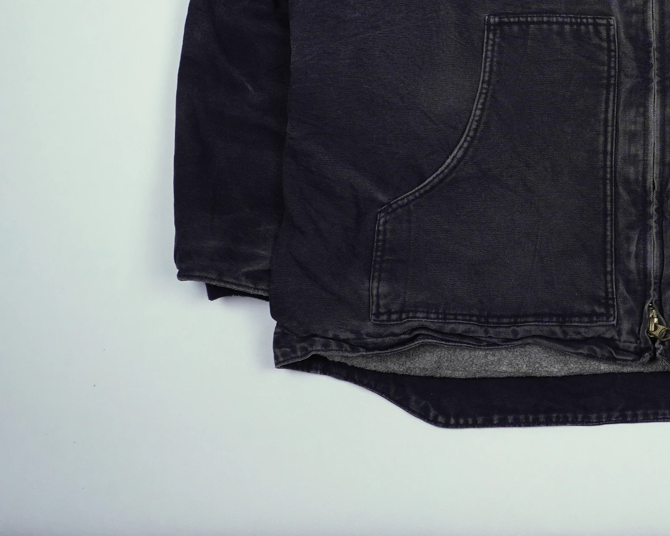 Carhartt Black Ridge Coat XL Canvas, Flannel