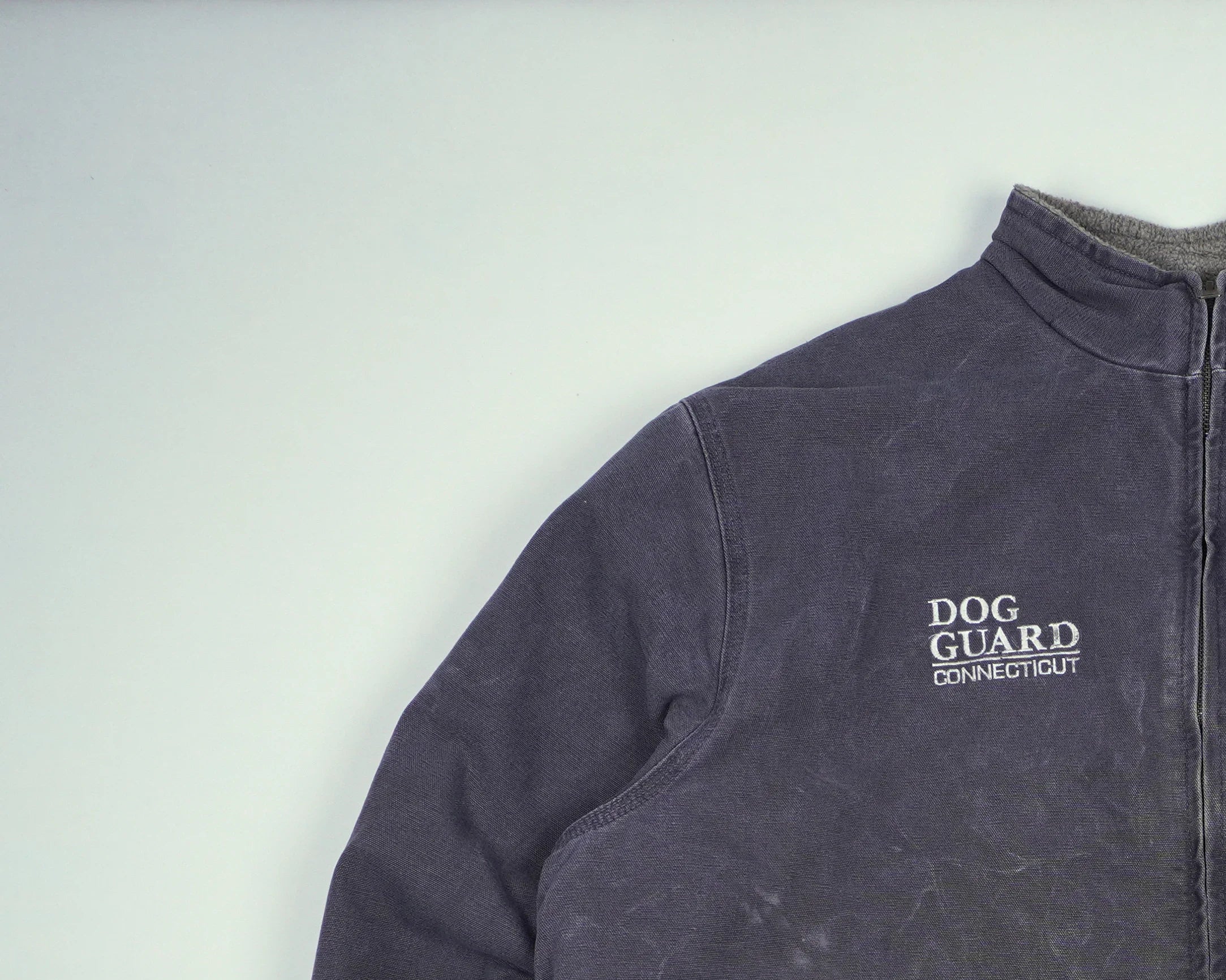 Carhartt Grey Muskegon Jacket XL Canvas, Fleece