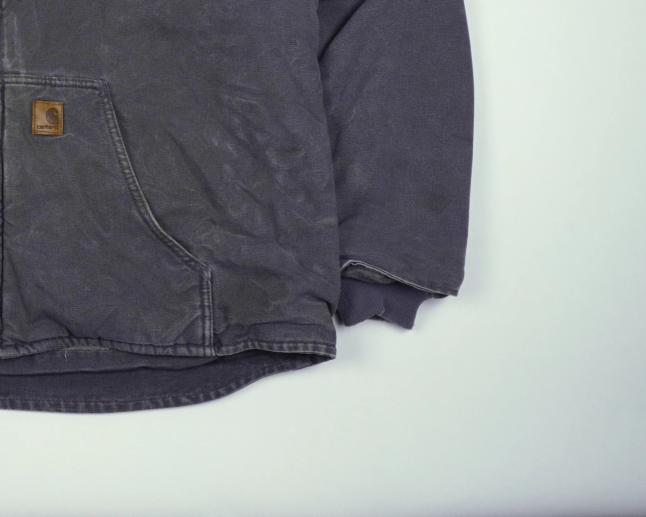 Carhartt Grey Muskegon Jacket XL Canvas, Fleece