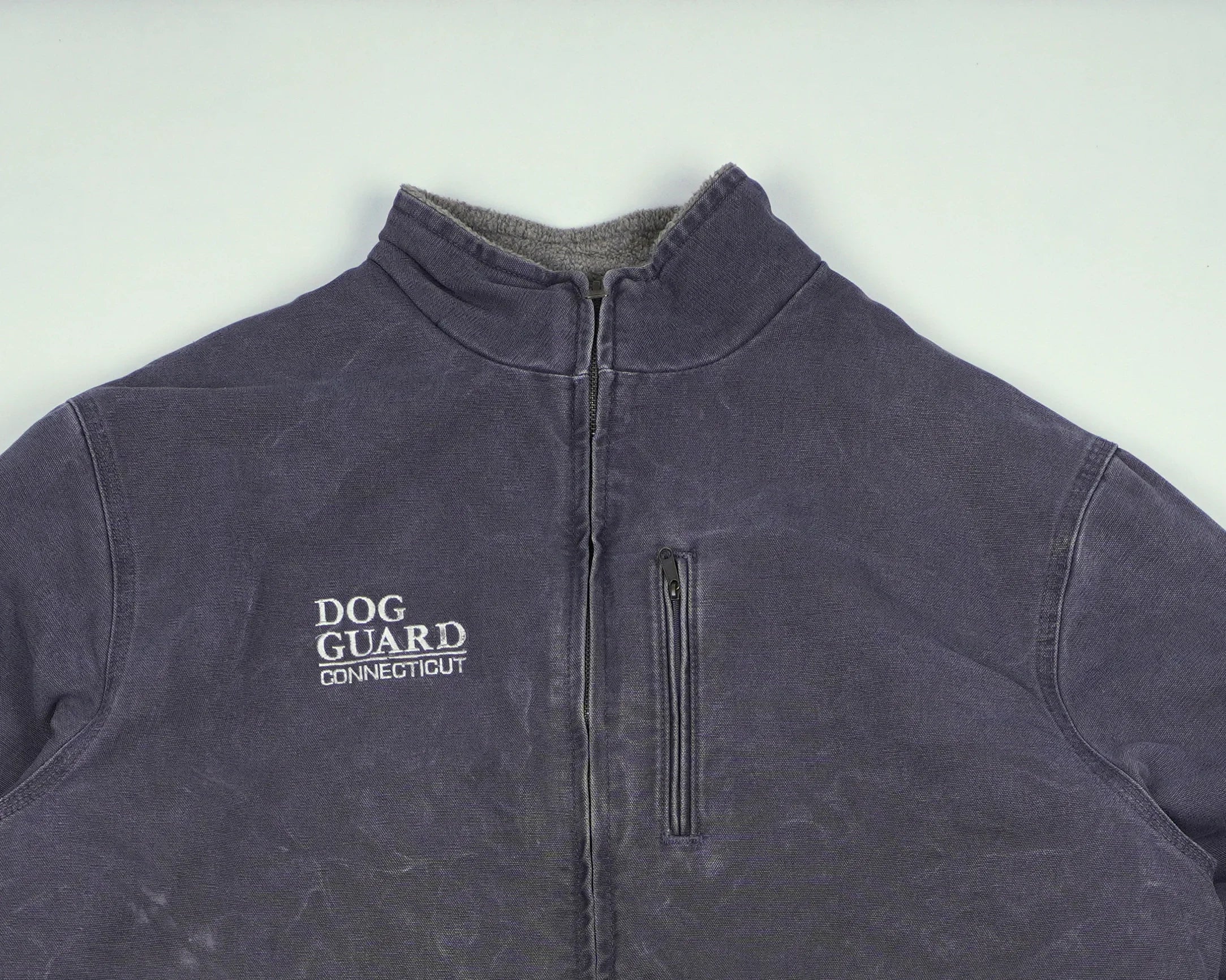 Carhartt Grey Muskegon Jacket XL Canvas, Fleece