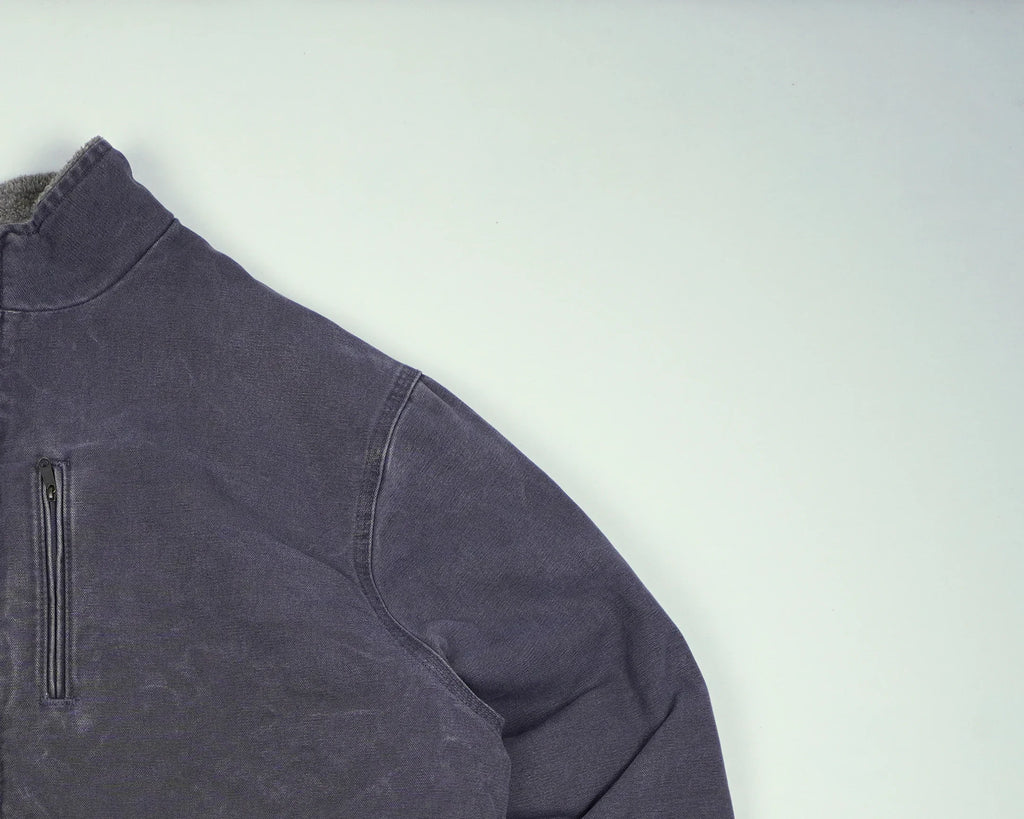 Carhartt Grey Muskegon Jacket XL Canvas, Fleece