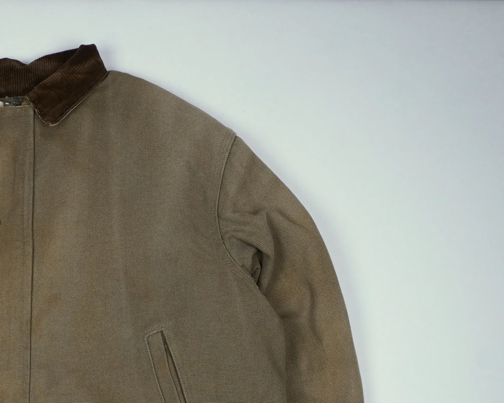 Carhartt Brown Duster Jacket XL Canvas, Cotton