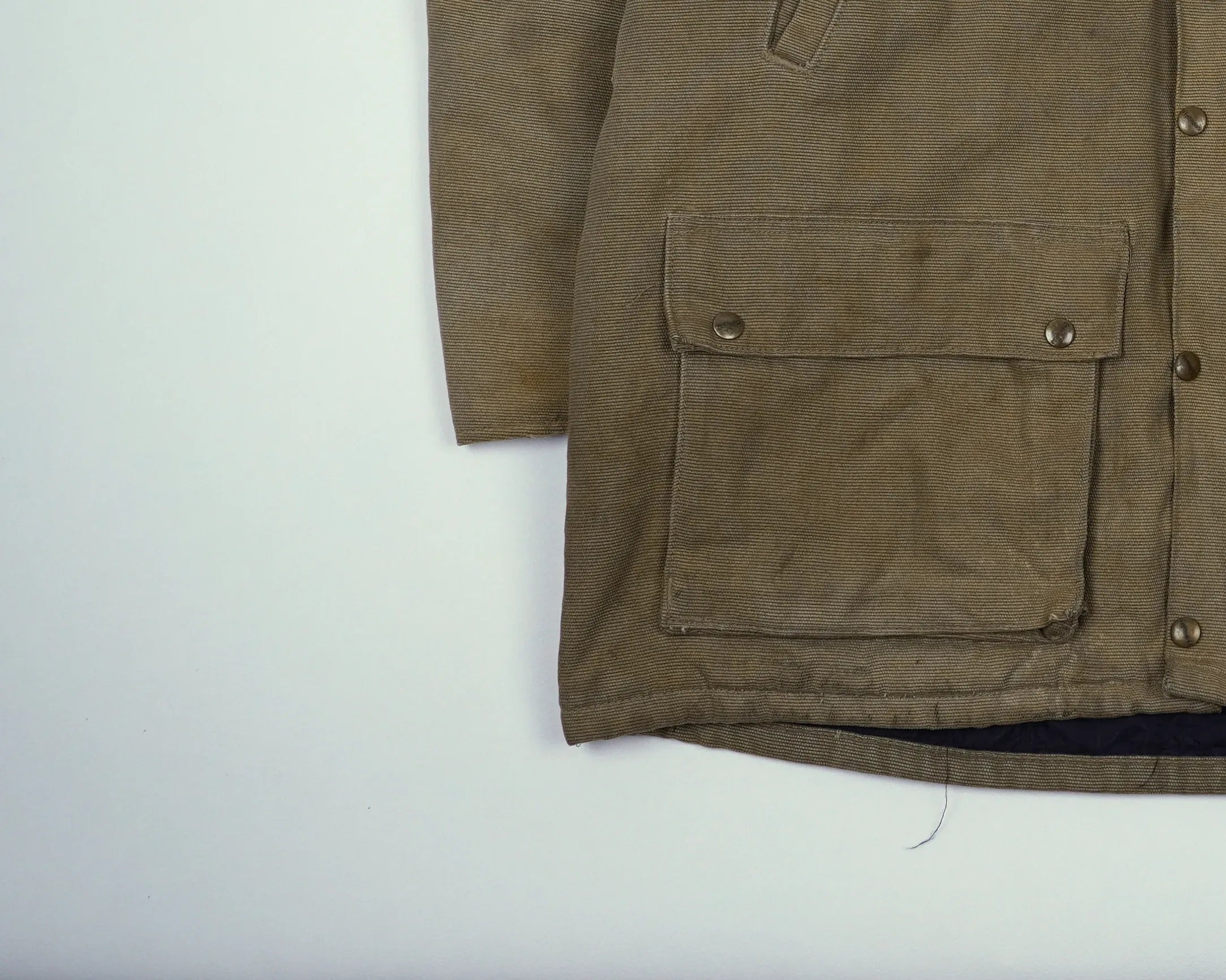 Carhartt Brown Duster Jacket XL Canvas, Cotton