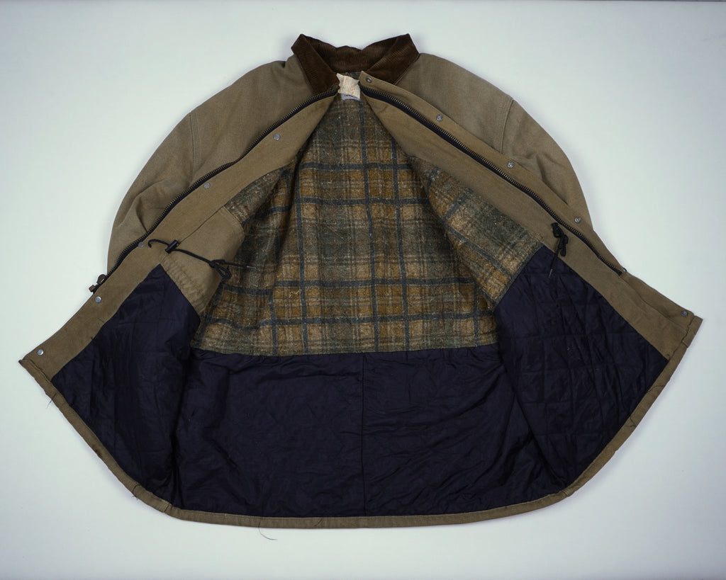 Carhartt Brown Duster Jacket XL Canvas, Cotton