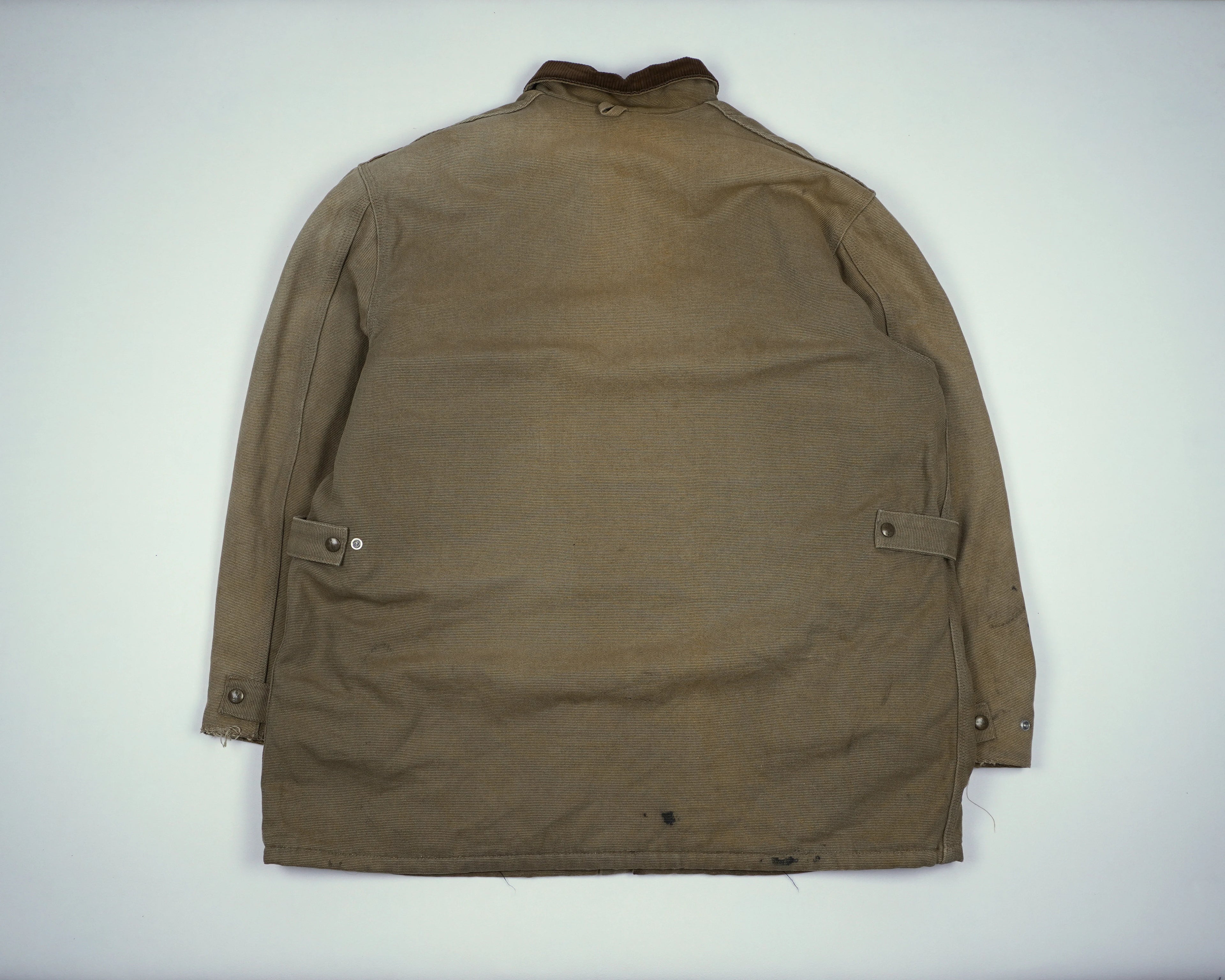 Carhartt Brown Duster Jacket XL Canvas, Cotton