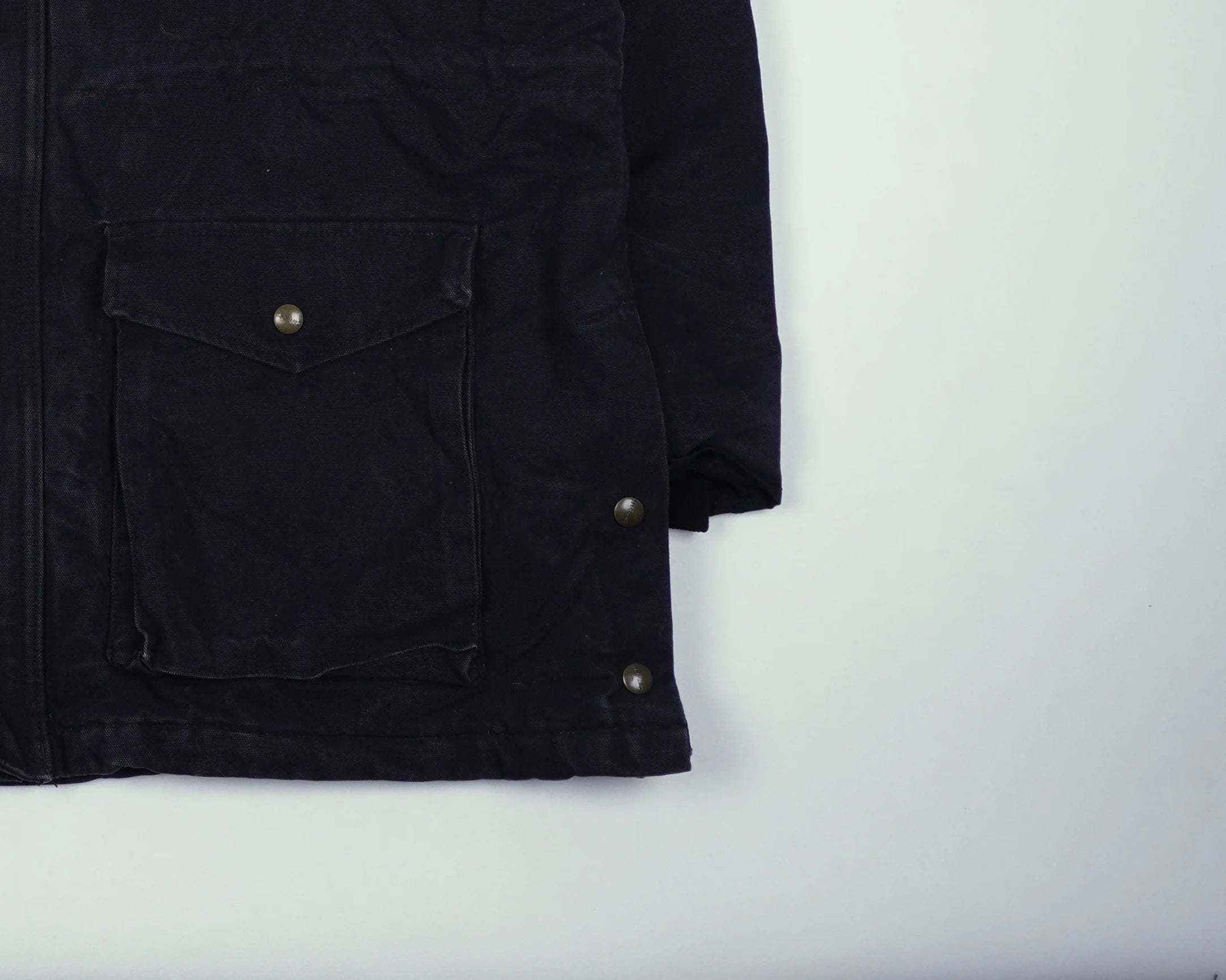 Carhartt Black Duster Jacket L Canvas
