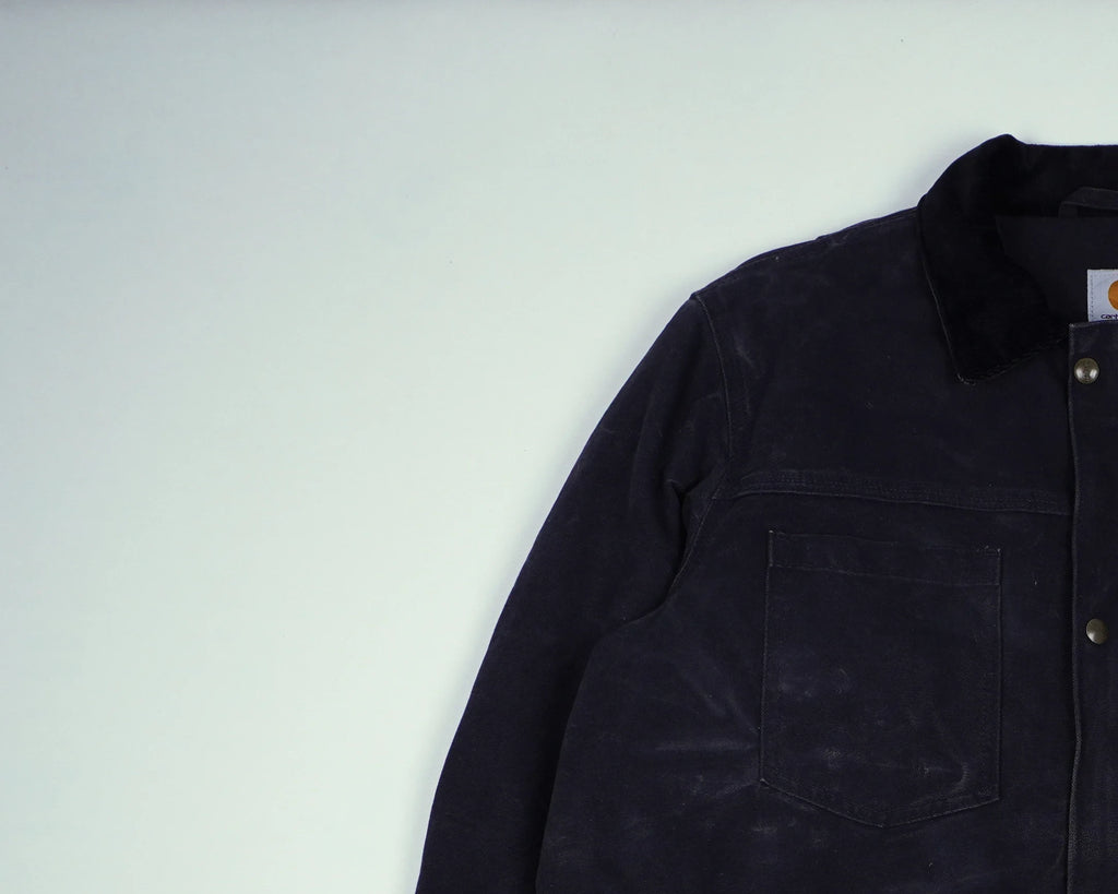 Carhartt Black Duster Jacket L Canvas