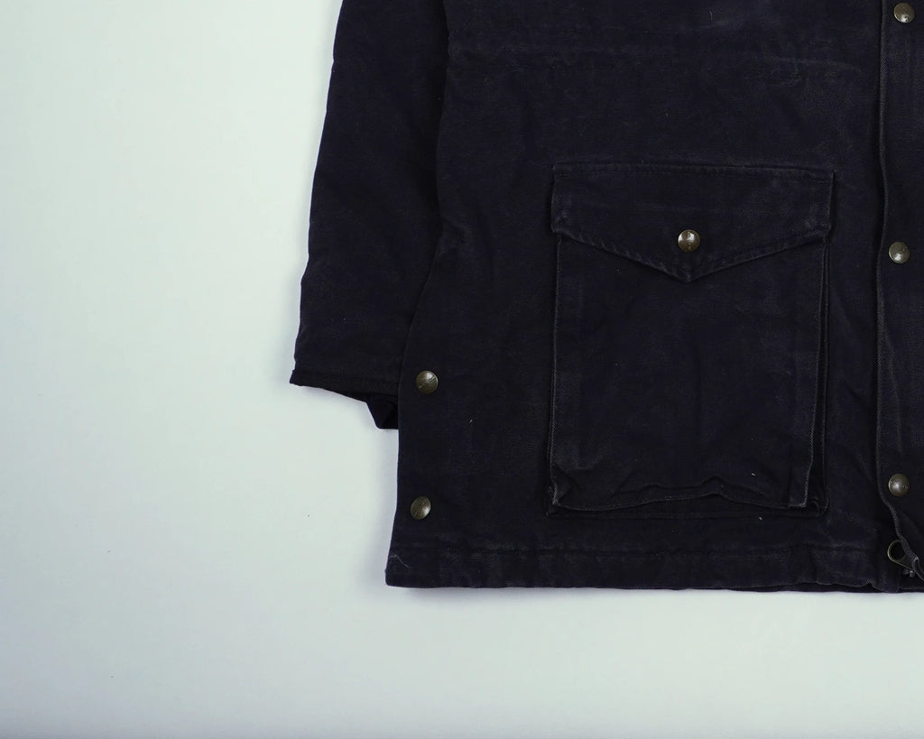 Carhartt Black Duster Jacket L Canvas
