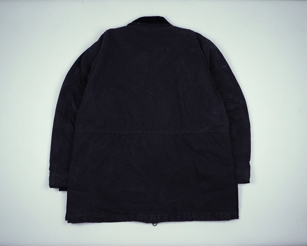 Carhartt Black Duster Jacket L Canvas