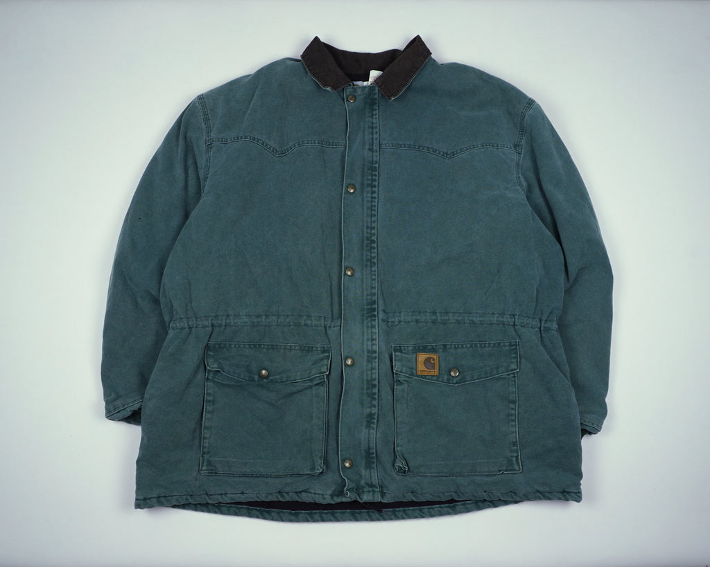 Carhartt Green Chore Jacket XXL Cotton