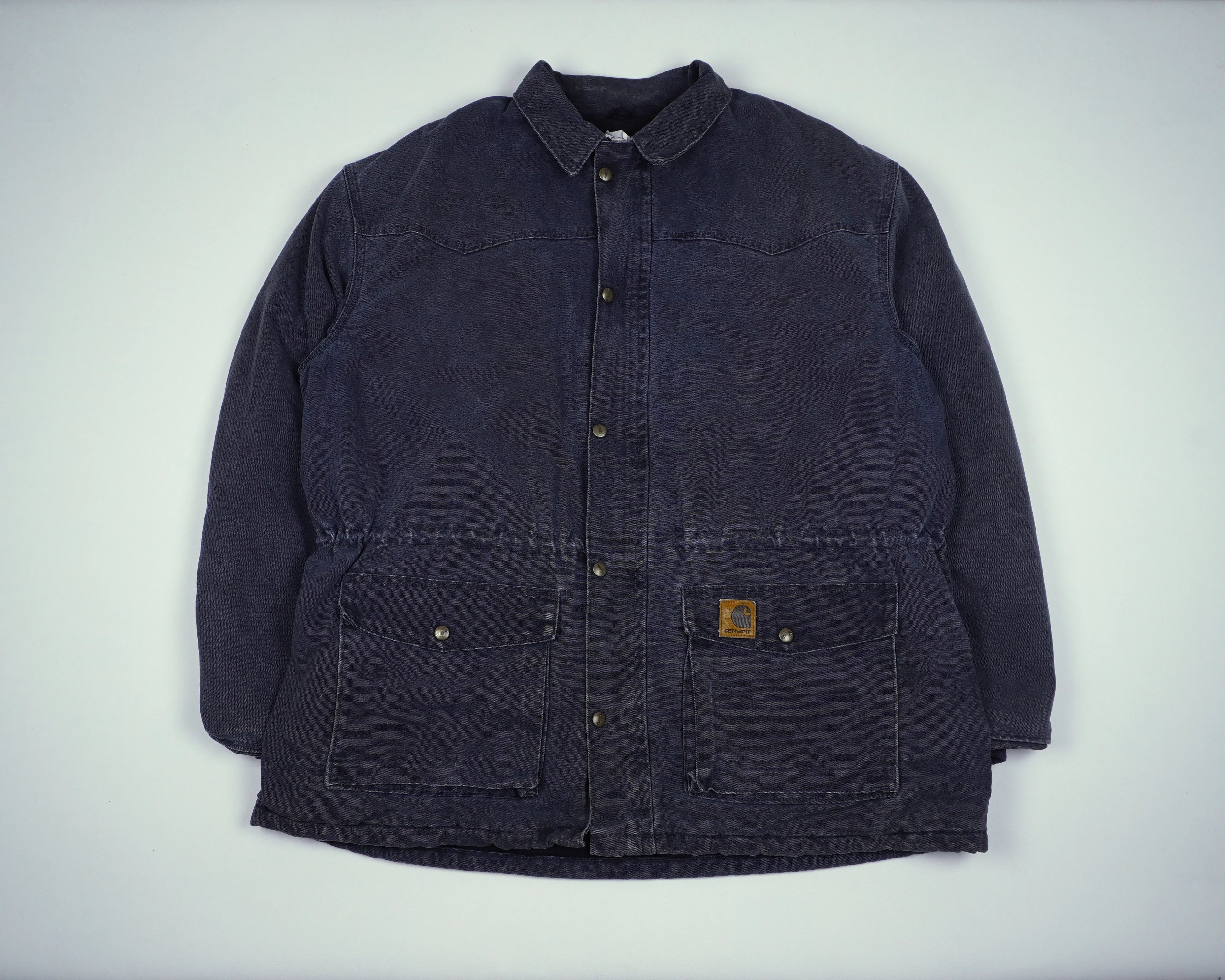 Carhartt Navy Duster Jacket XXL Cotton