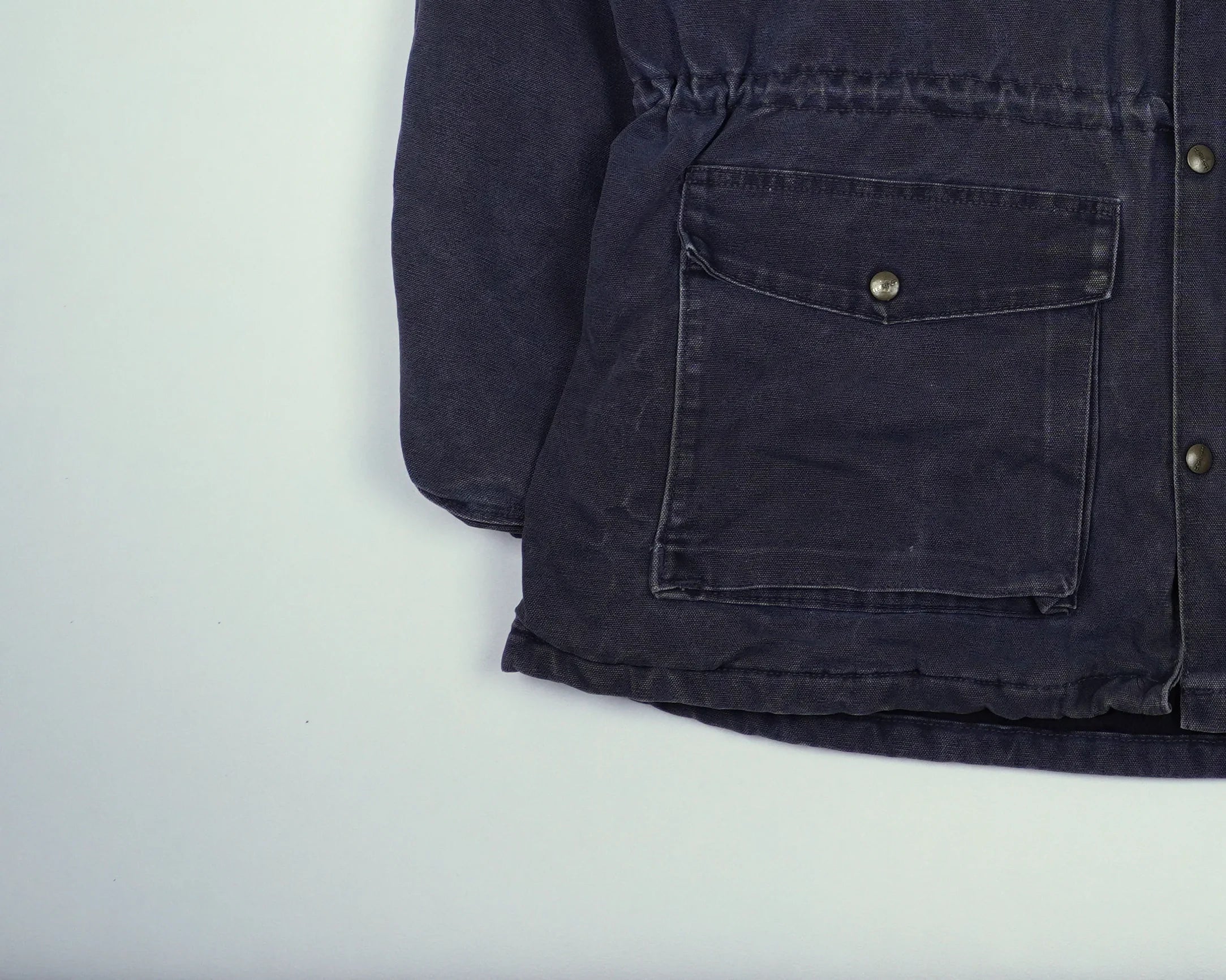 Carhartt Navy Duster Jacket XXL Cotton