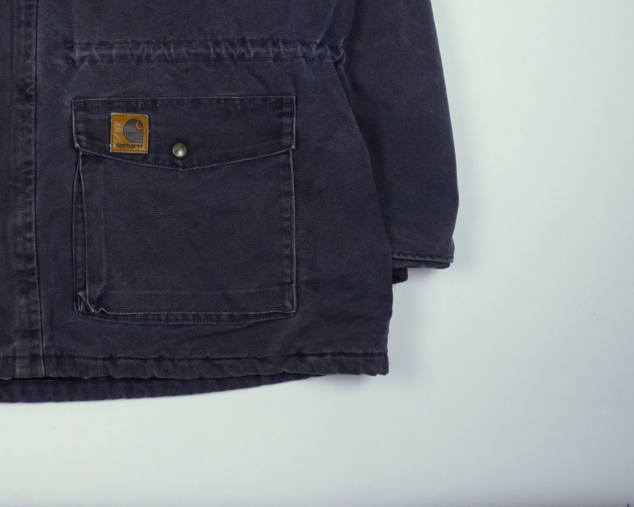 Carhartt Navy Duster Jacket XXL Cotton