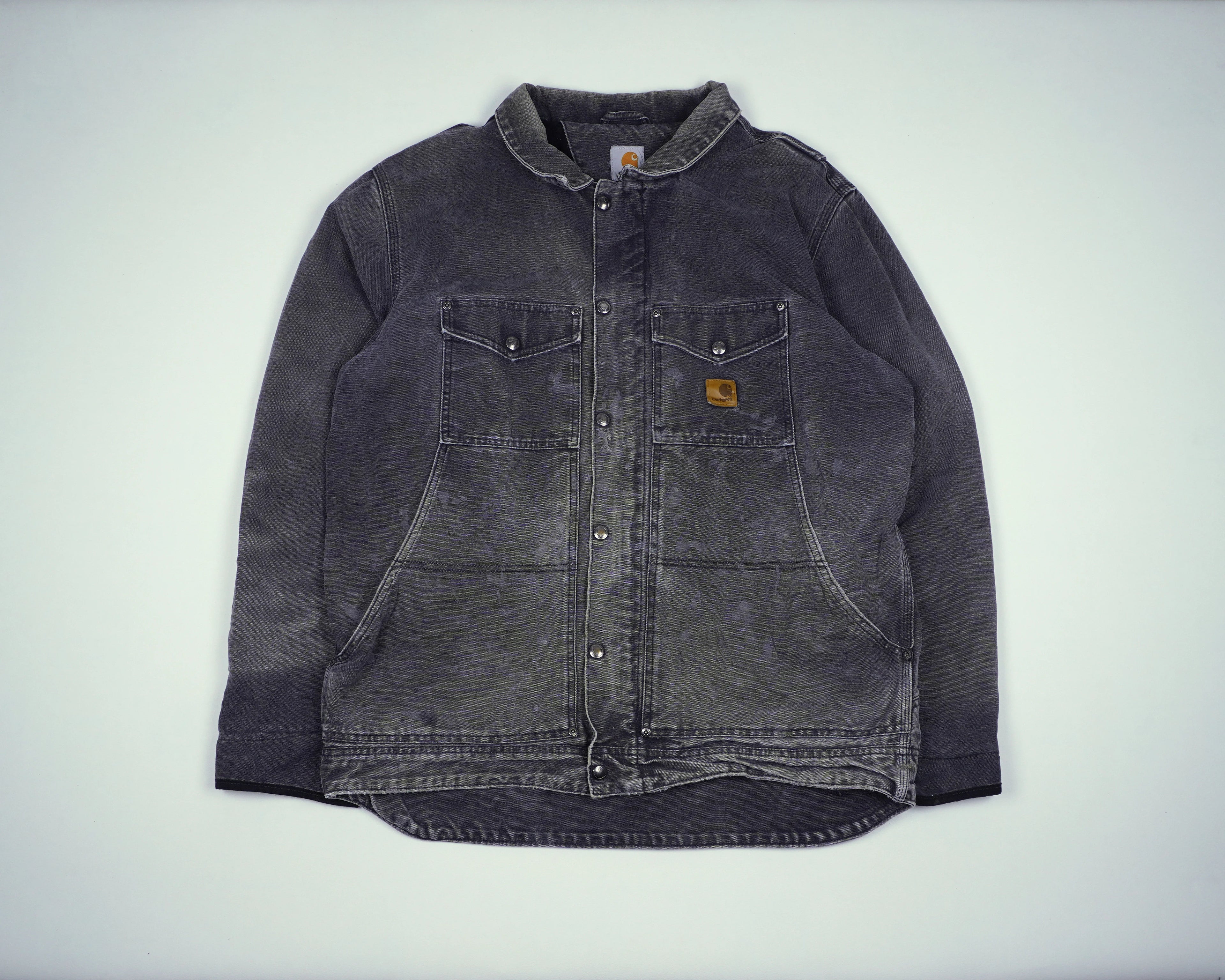 Carhartt Grey Berwick Jacket L Canvas