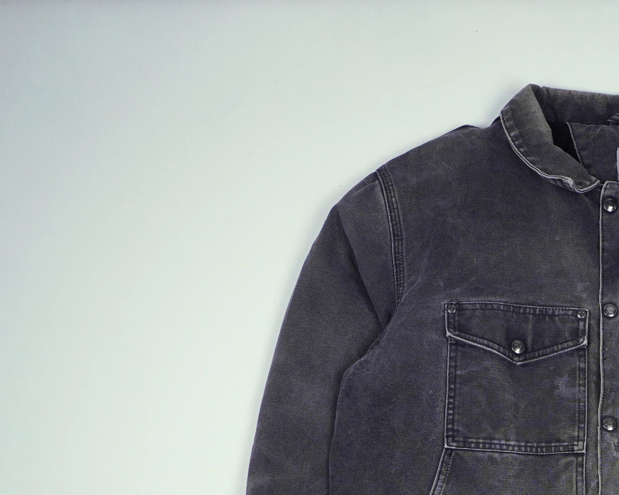 Carhartt Grey Berwick Jacket L Canvas