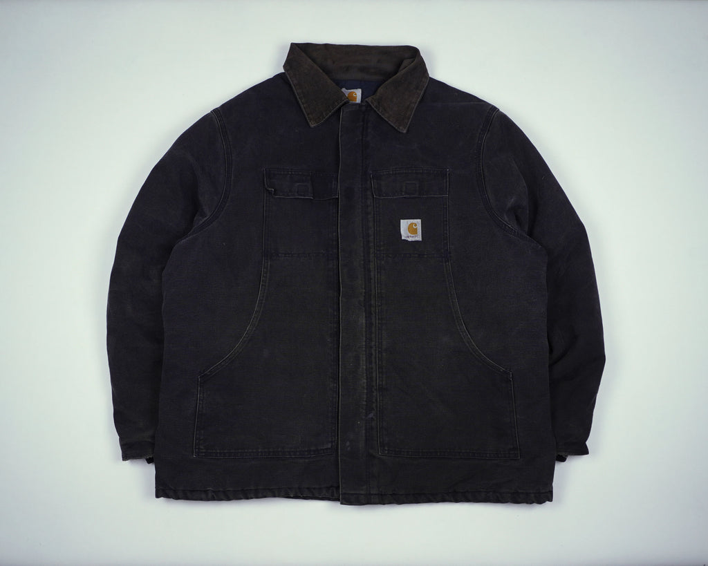 Carhartt Black Berwick Jacket XL Cotton