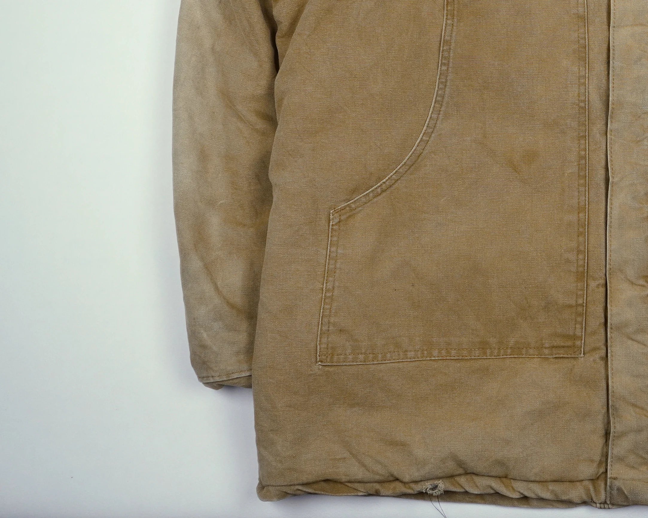 Carhartt Beige Berwick Jacket XL Canvas