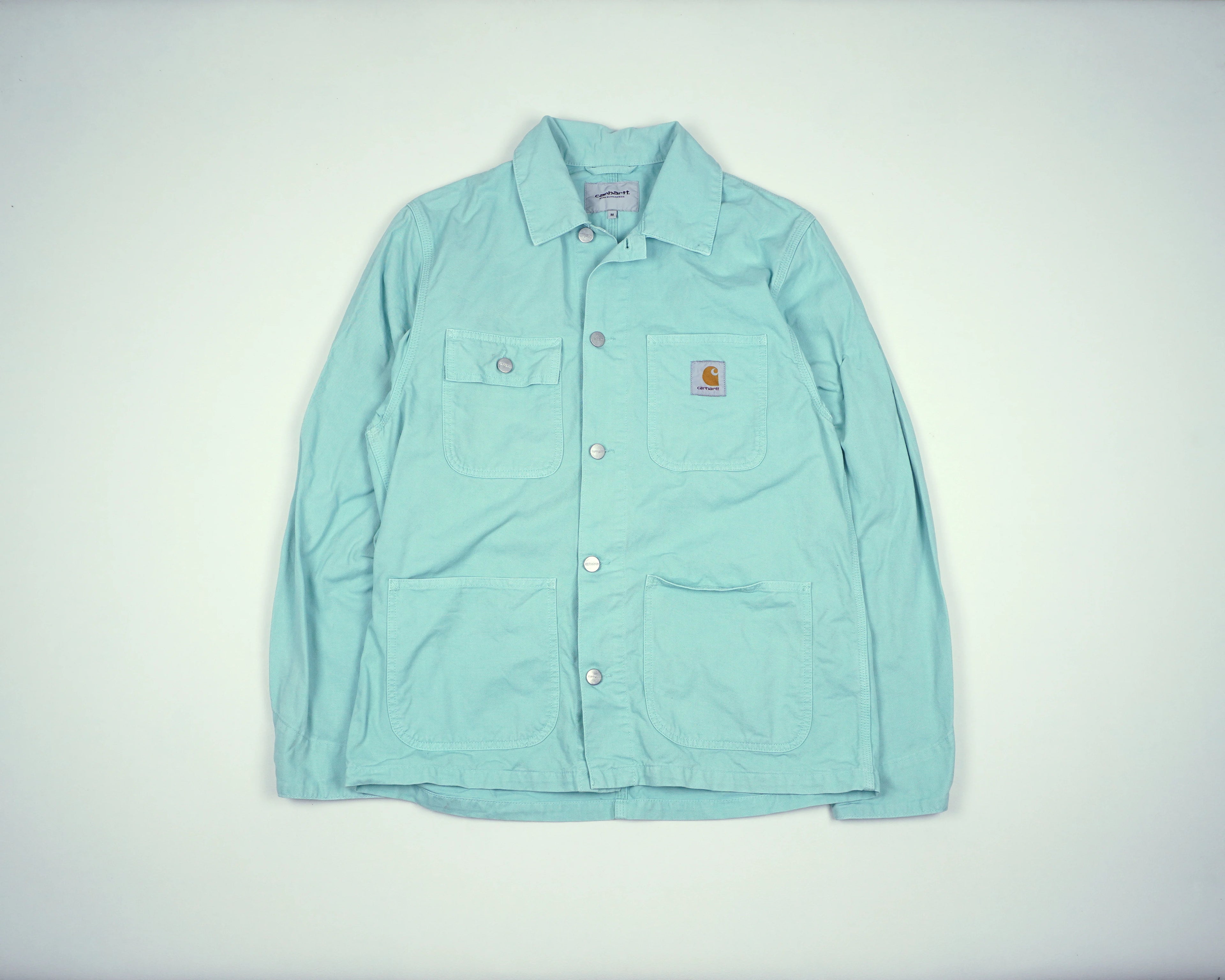 Carhartt Blue Chore Coat S Cotton