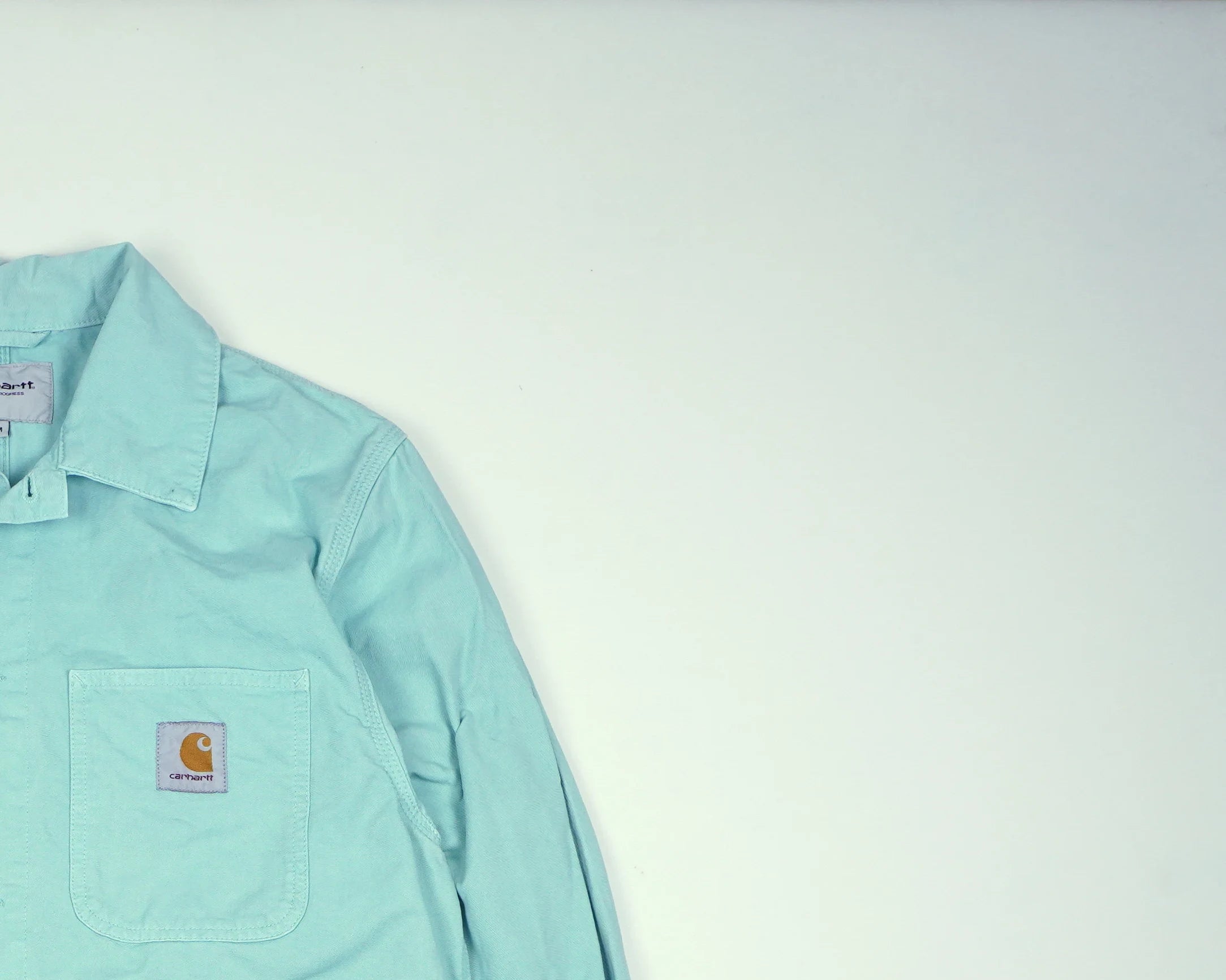 Carhartt Blue Chore Coat S Cotton