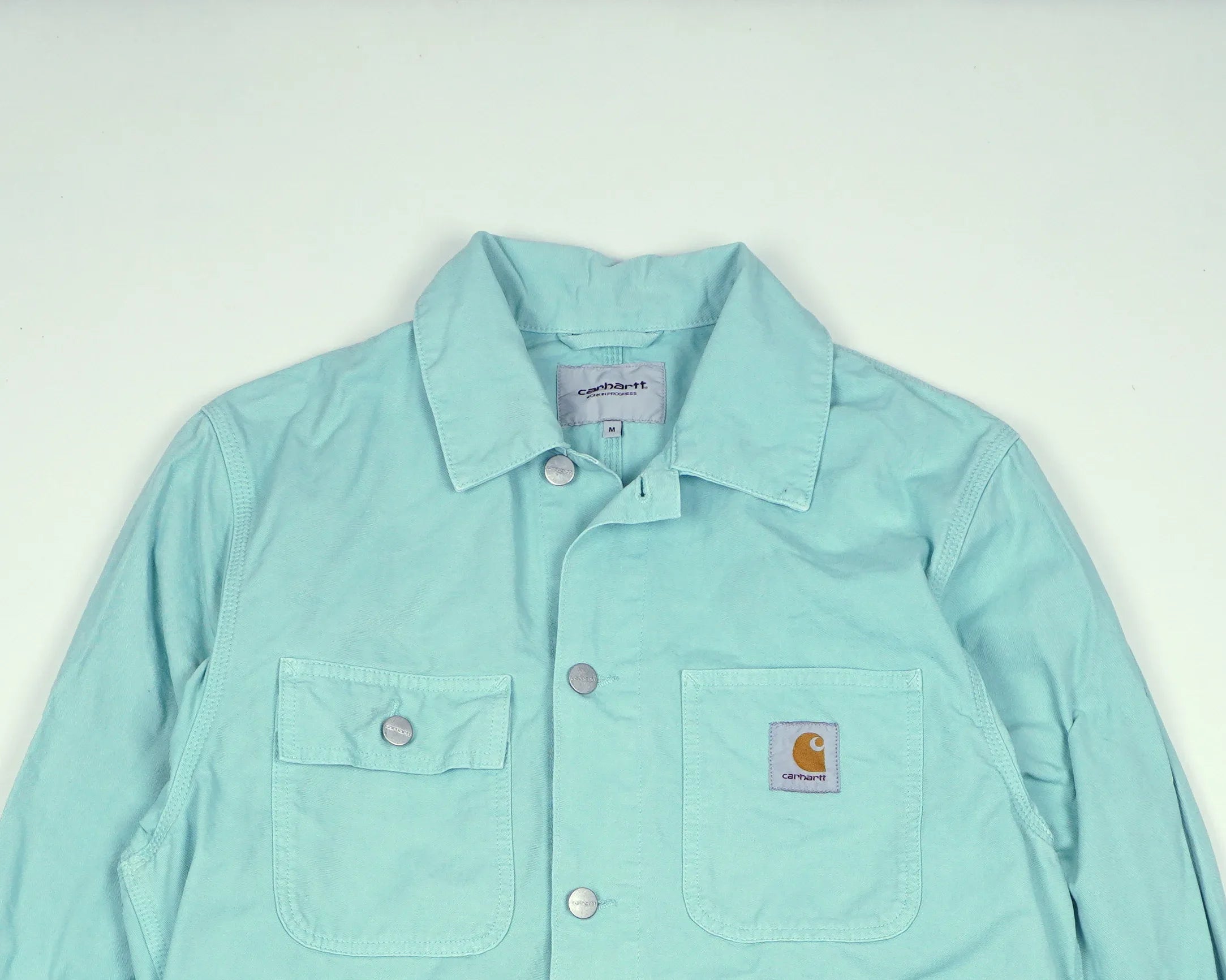 Carhartt Blue Chore Coat S Cotton