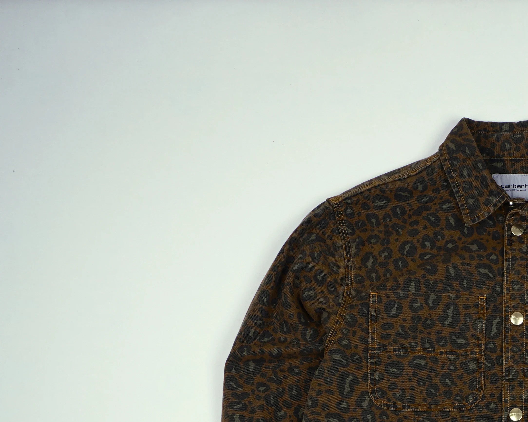 Carhartt Brown Chore Coat M Cotton